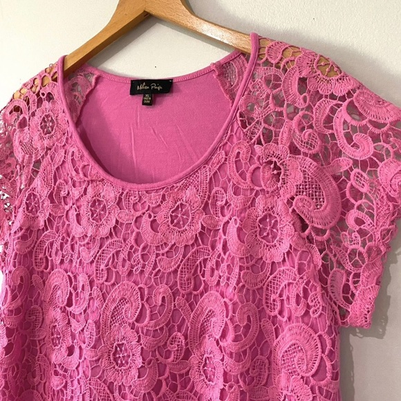 Melissa Paige Lace Top XL - Picture 2 of 5